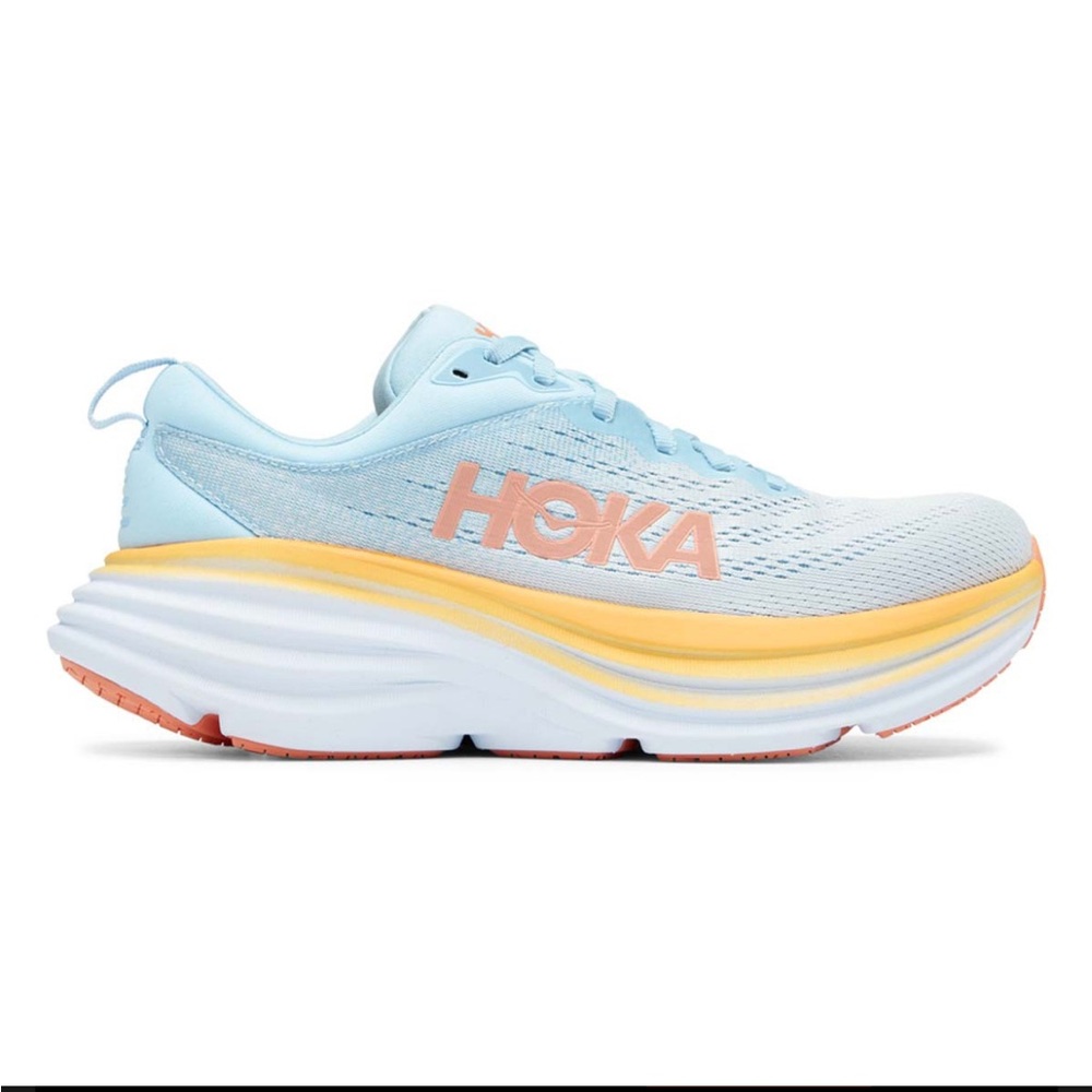 Women's HOKA Bondi 8 Running Shoes, size 8.5d WIDE